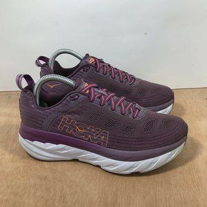 Hoka One One Woman’s Bondi 6 Purple Running Shoes Size 7.5